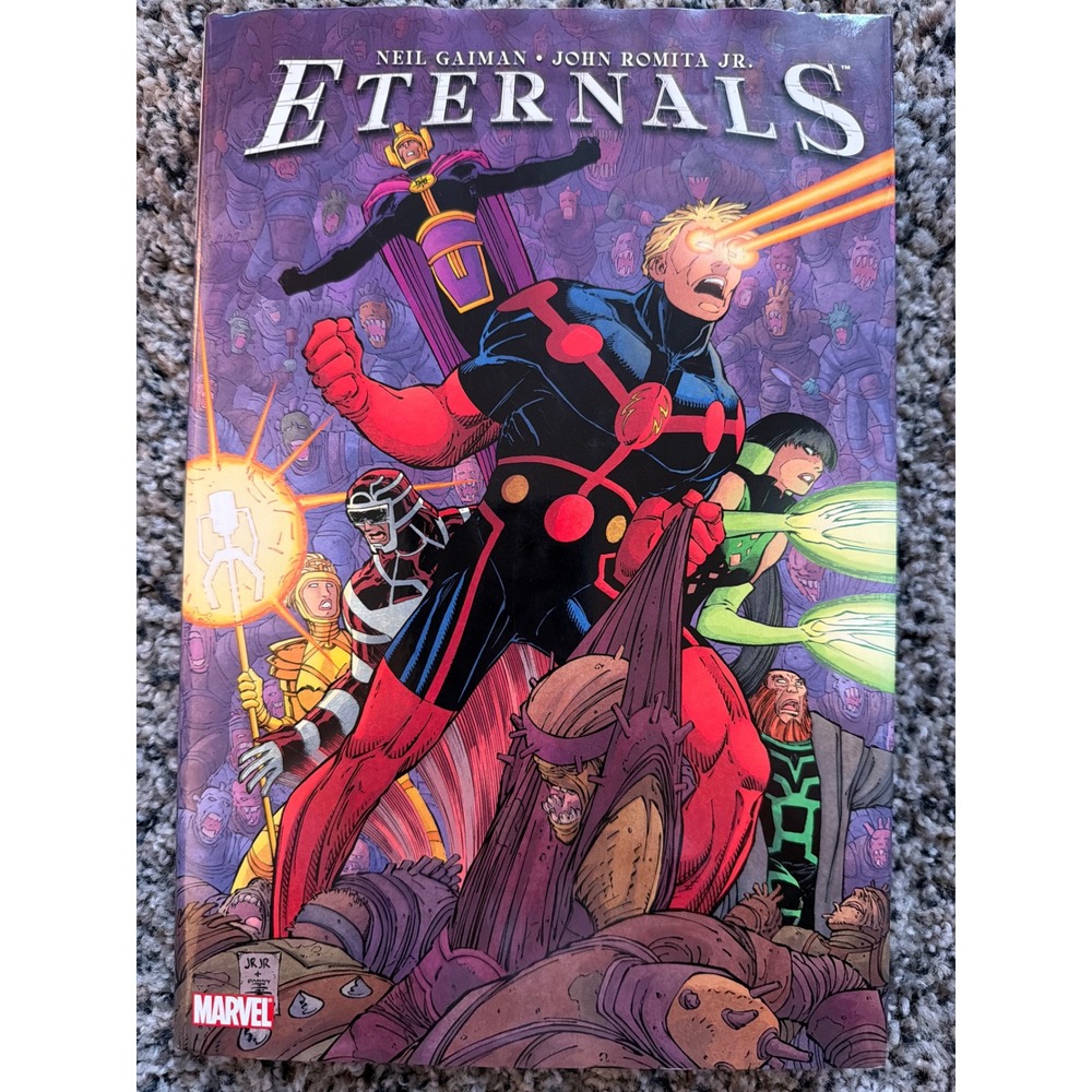 Marvel Eternals Neil Gaiman John Romita Jr Hardcover Graphic Novel 2006